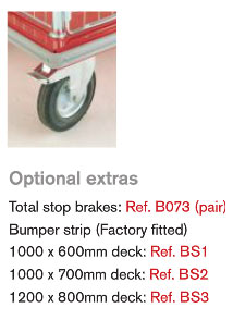 700kg Coloured Platform Trucks