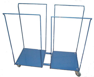 Double Laundry Bag Stand