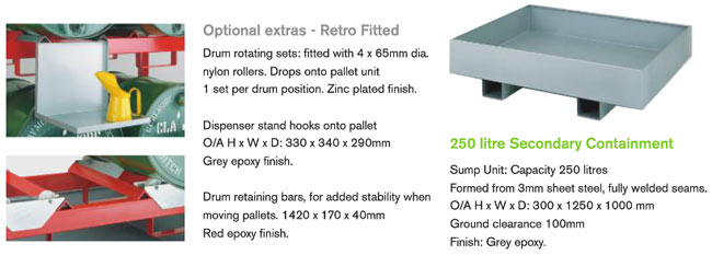 Stacking Drum Pallet Racking System