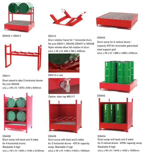 Stacking Drum Pallet Racking System