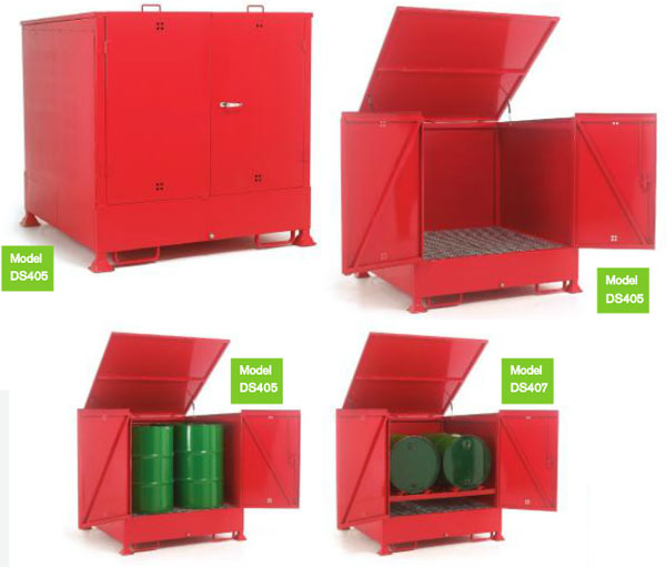 Enclosed Drum Sump Storage System