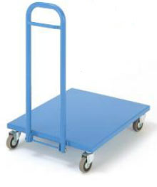 Platform With Folding Handle